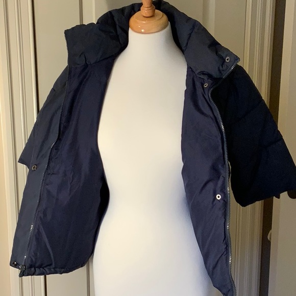 Puffer Vest with sleeves - Navy - Picture 2 of 6